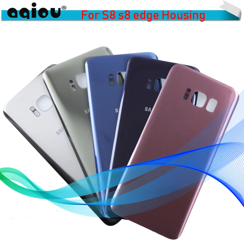 

10Pcs/lot For Samsung Galaxy S8 G950 G950F SM-G950F Housing Battery Cover Back Cover Case Rear Door Chassis Shell S8 Housing