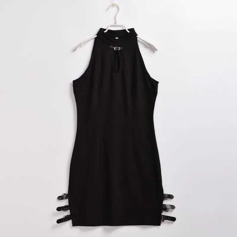Black Pink Mini Dress (6)