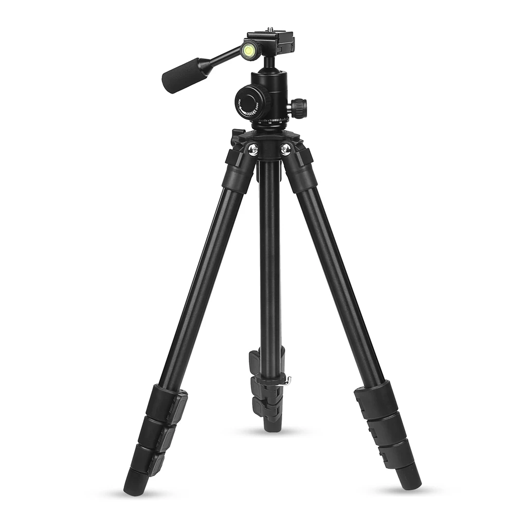 SHOOT Professional Flexible 4 sections Aluminum Camera Tripod for Canon