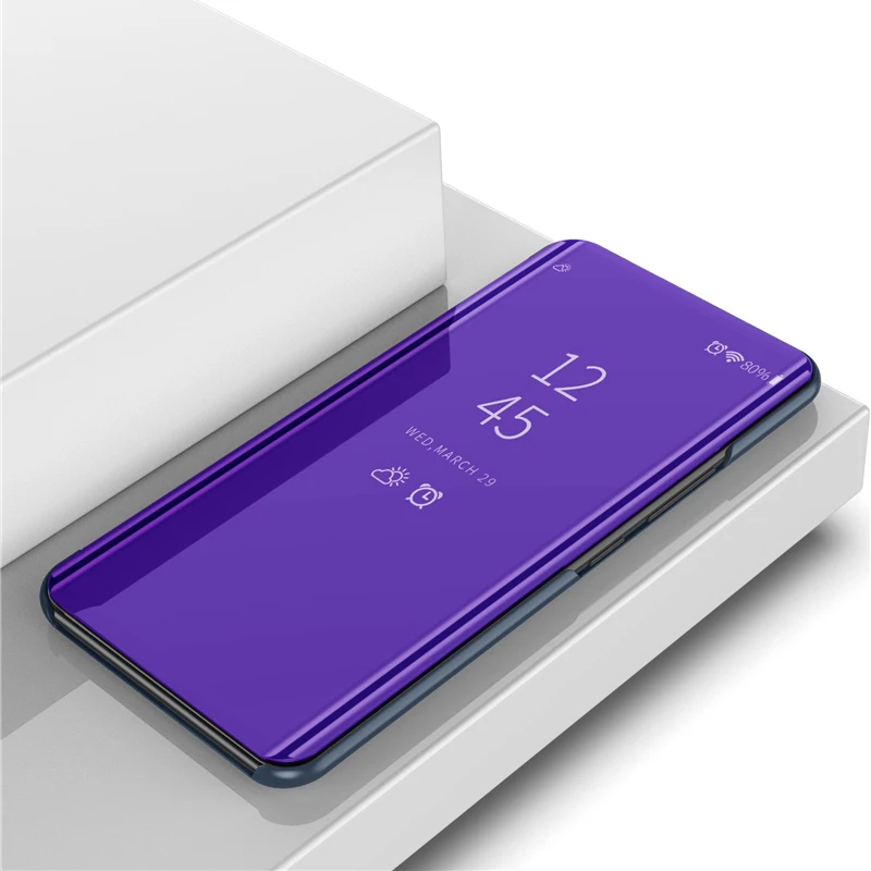 

Smart Flip Stand Mirror Case For Huawei Nova 3 Case Clear View PU Leather Cover For Huawei Nova 3 Case Cover for Huawei Nova3