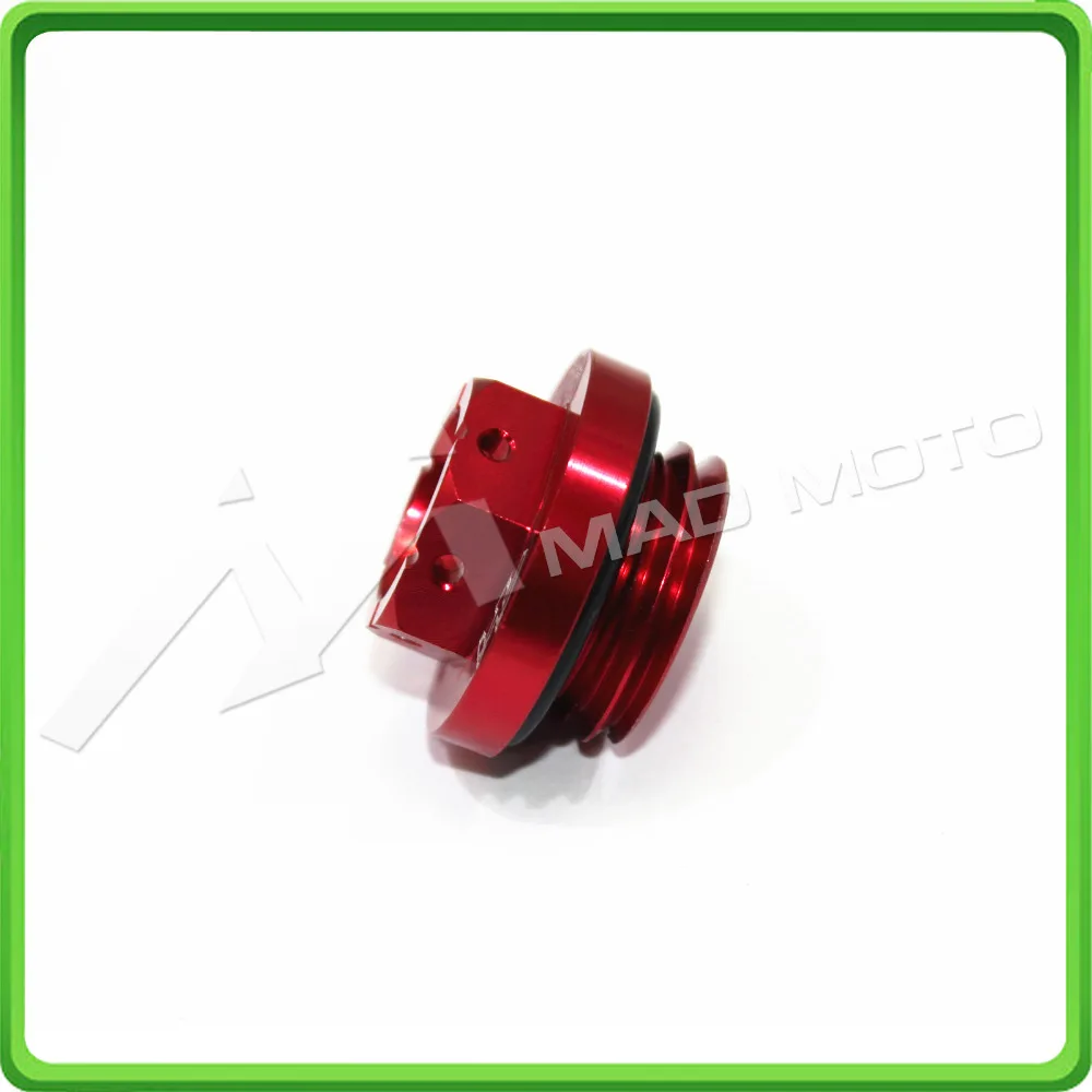 M20x2.5mm Engine Oil filler Filter caps for Honda CB1000 94 95 CB1000R 2011 2012 2013 2014 2015 CB300F 2015 CB500F 2013 2014 2015 Red (2)