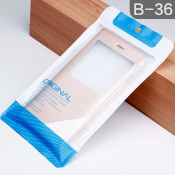 

500pcs Zipper lock Retail packing bag plastic Poly PVC CPP gift packaging bag for GalaxyS7/s7 edge Electronic accessoriesB-36