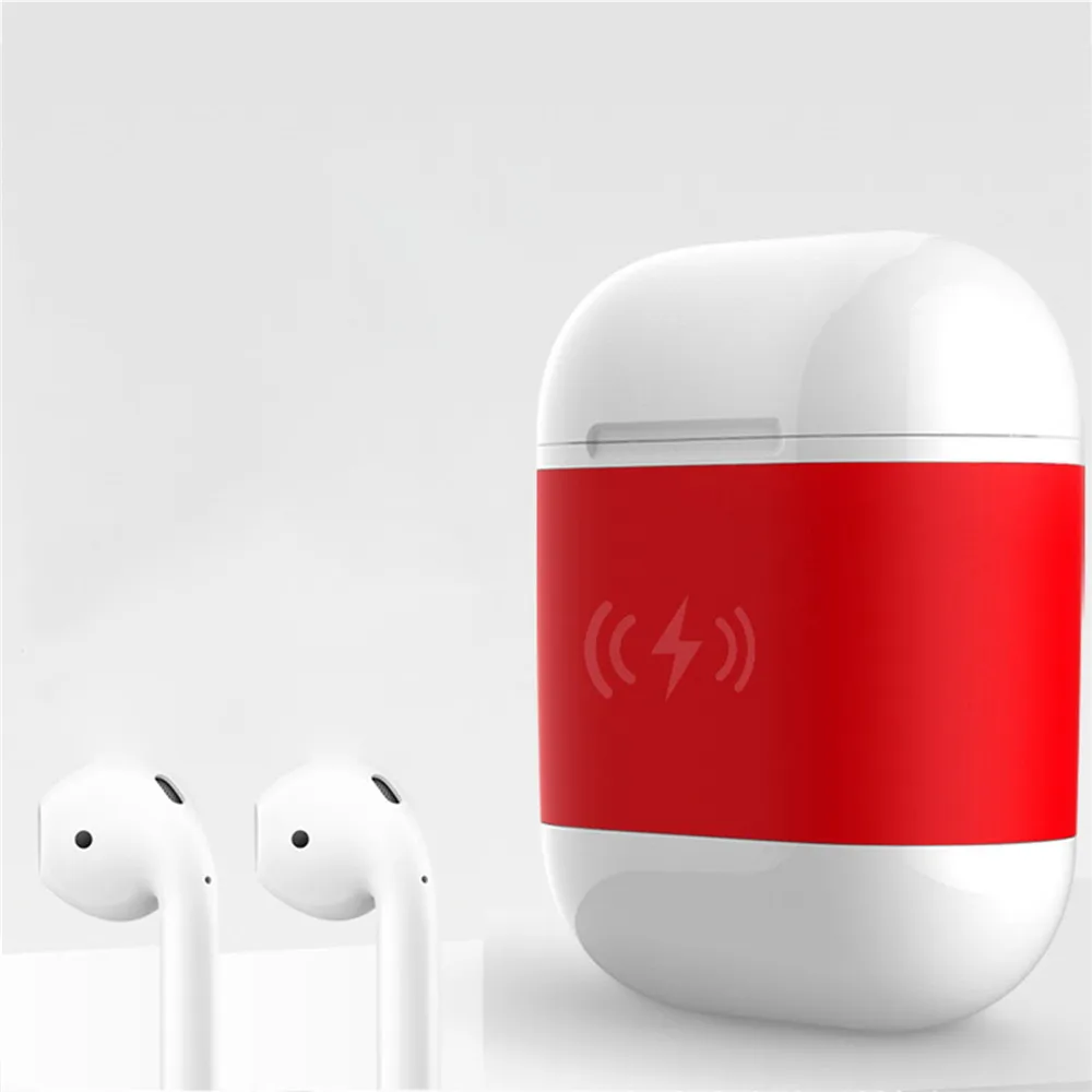 QI Wireless Charging Case Box for AirPods Earphone Protective Charger Cover Cases for Apple