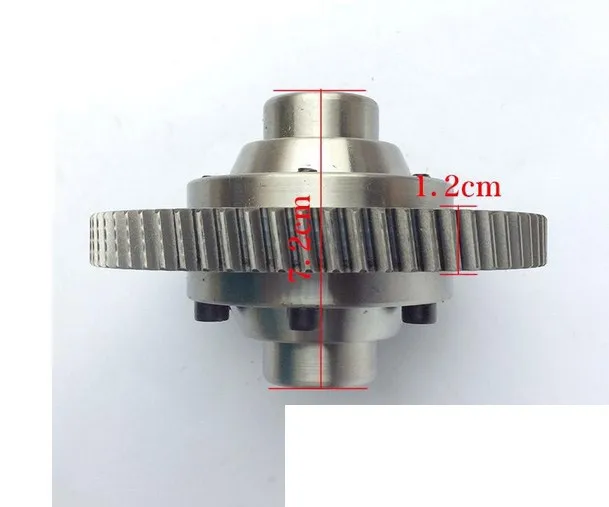 71T 35mm 4 отверстия Электрический трицикл дифференциальная шестерня Звездочка для мотора, E-велосипедная Экипировка