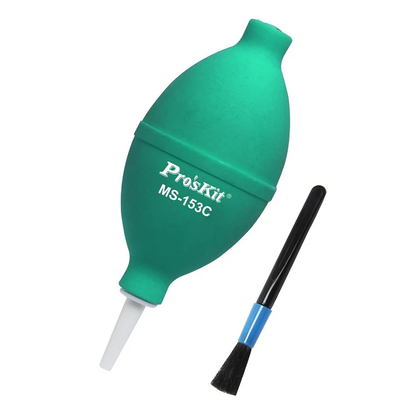 Pro'skit MS-153C PVC polvo limpieza Bola de aire soplador bomba de bola cepillo para la lente de cámara filtro EMOS ordenador LCD CCD pantalla