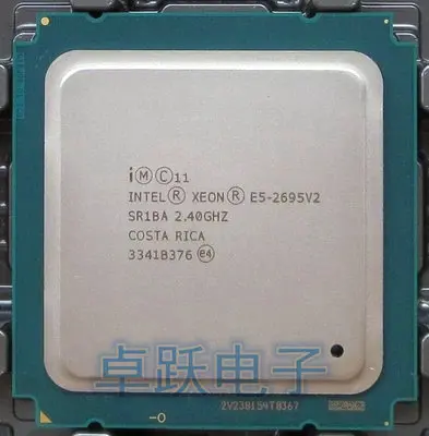 

Original Intel Xeon official version E5-2695V2 2.40GHz 12-core 30MB LGA2011 E5 2695V2 CPU free shipping E5 2695 V2