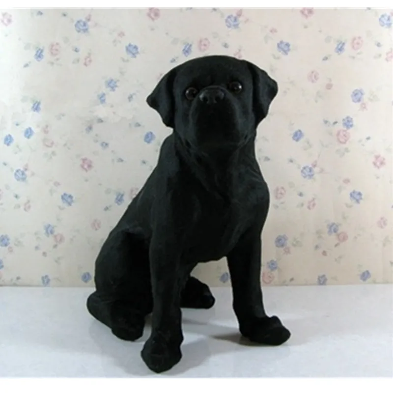 

Simulation animal Dog Cute Puppy Statue hunter PIUSH Action Figure Collectible Model Toy 28CM D140