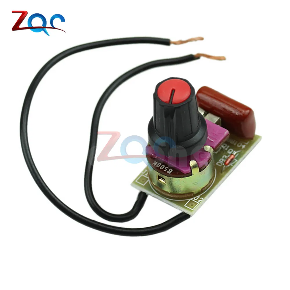 

2Pcs 100W Dimmer Module DIY Kit with Switch Speed Regulation Module For Arduino Electronic Suite
