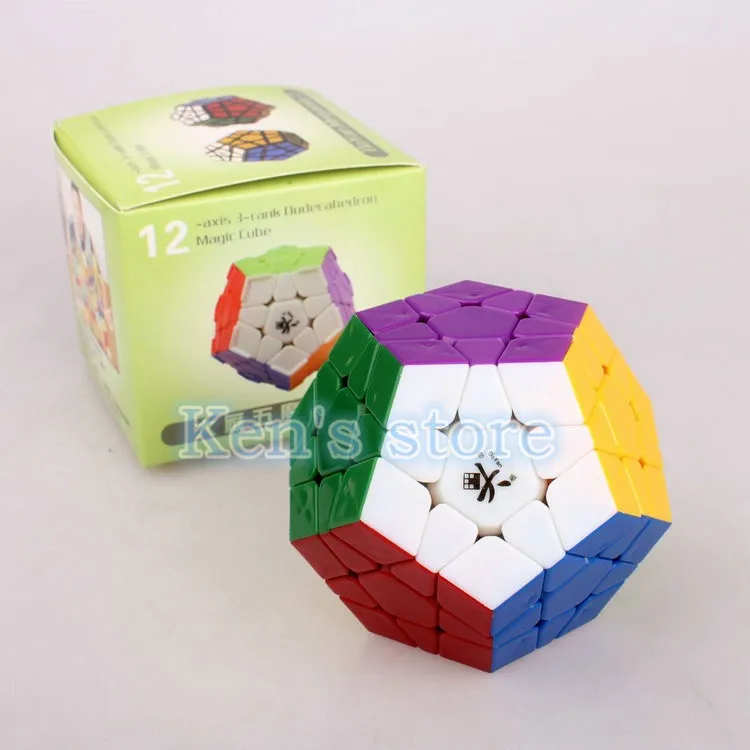 Фирменная Новинка Даян Megaminx 1 12 оси 3 ранга Додекаэдр Stickerless Скорость Головоломка Куб Игрушечные лошадки для малыша детский Бесплатная