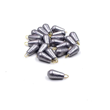 

5Pcs / Lot Size Weight 10g/-30g Water Drop Shape Fishing Lead Weights Lead Best Selling Tools Fishing Accessories Fishing