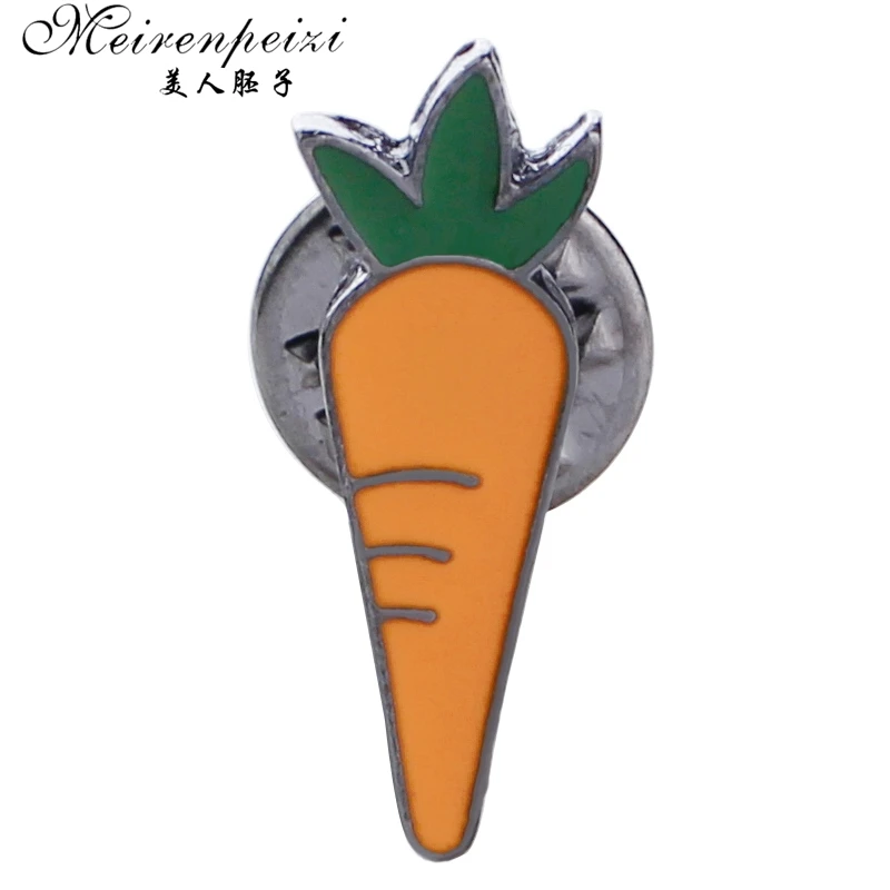 Купить эмалированная брошь в виде овощей и моркови для женщин детей
