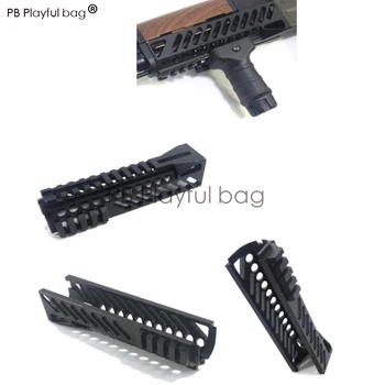 

Outdoor sports tactics diy toy gel ball gun Renxiang AK47 upgrade material Zening special fish bone B10 20M rail straight OD09