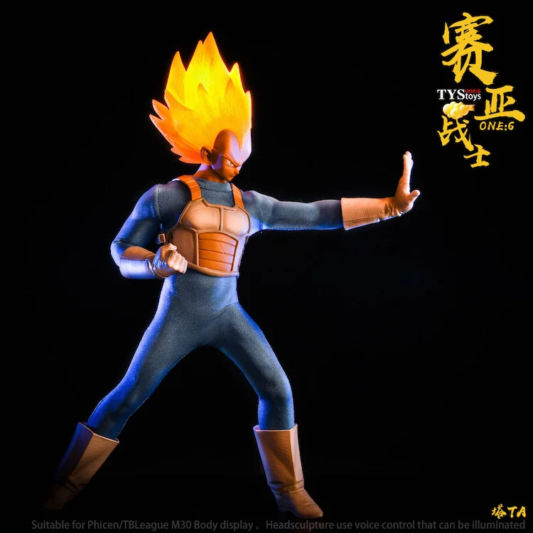 1/6 весы коллекционный полный набор японского аниме Dragon Ball Saiyan воин Сон Гоку/Вегета голова комплект одежды для 12 ''фигурка тела