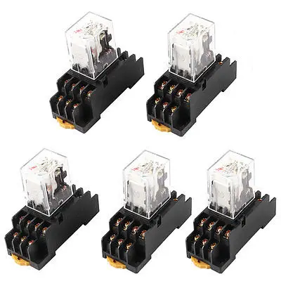 HH54PL AC 36V Coil 4PDT 14Pin 35mm DIN Rail Electromagnetic Power Relay 5 Pcs Free Shipping HH54PL AC 36V Coil 4PDT 14Pin 35mm DIN Rail Electromagnetic Power Relay 5 Pcs Free Shipping