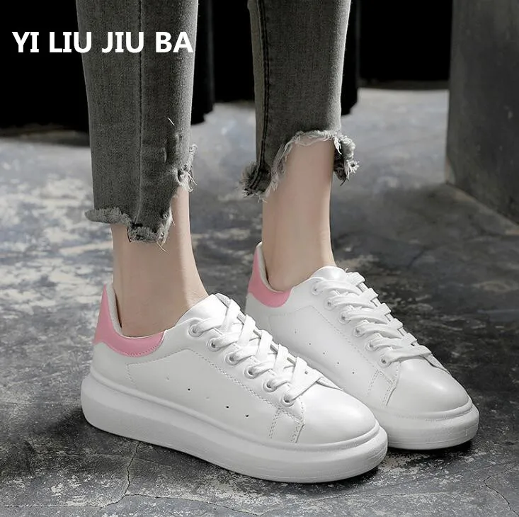 

Spring New Wedges White flats women Shoes Female Platform running sports Women Tenis Feminino Casual Female Shoes Woman **036