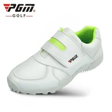 PGM детская обувь для гольфа для мальчиков и девочек, высокое качество, мягкая микрофибра, Водонепроницаемая дышащая детская обувь для гольфа, уличные спортивные кроссовки