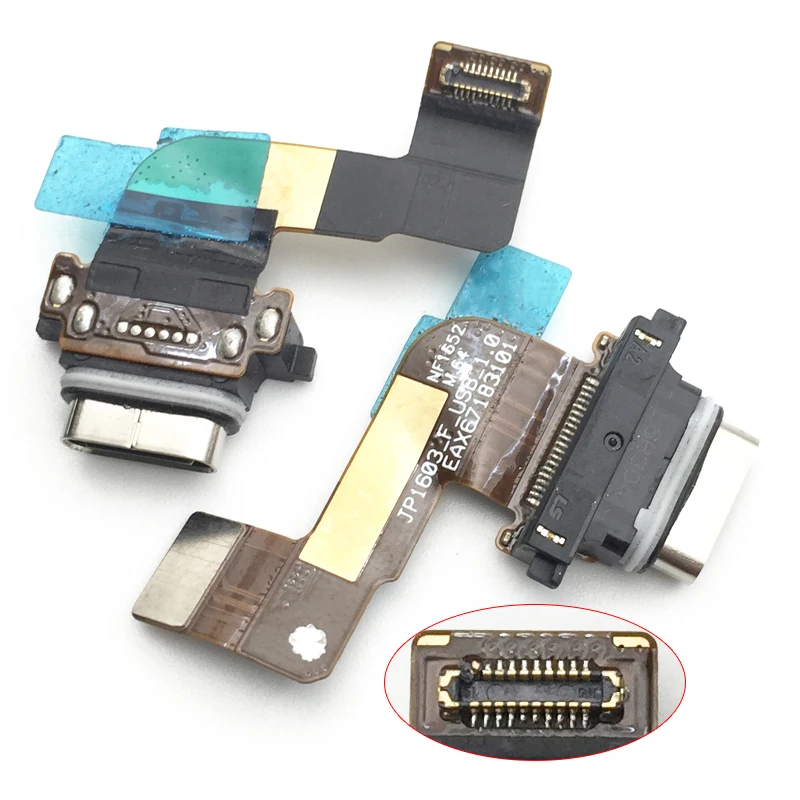 USB зарядный док-разъем для LG Q8 5,2 дюймов usb зарядный порт гибкий кабель, сменные детали высокого качества
