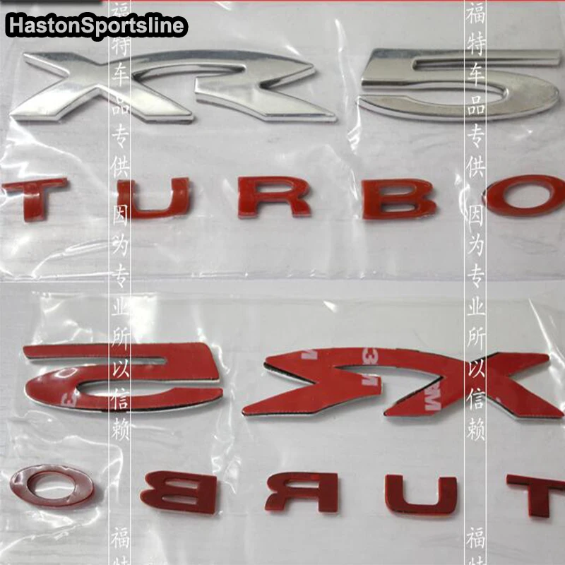 

1Set ABS XR5 Turbo 3D Emblem Badge Logo Car Sticker Decal Car-Styling