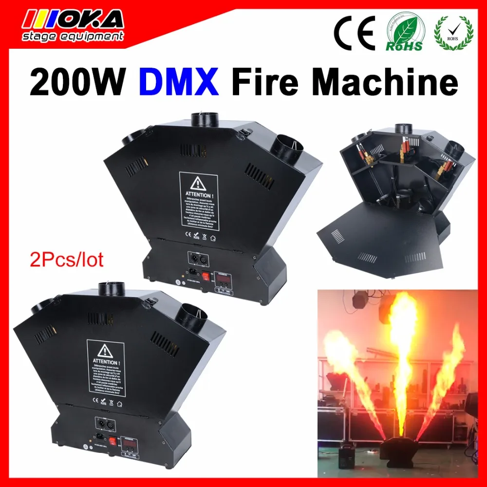 

2 pcs/lot Three Head Flame Machine,Powerful Three Directions Spray Fire Machine,Professional Stage Equipment Fire Machine