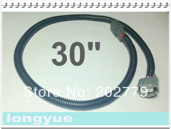 

longyue 2pcs O2 Oxygen EXTENSION HARNESS case for HONDA ACURA 4 WIRE SENSOR CIVIC INTEGRA PRELUDE ACCORD CRX 75cm wire