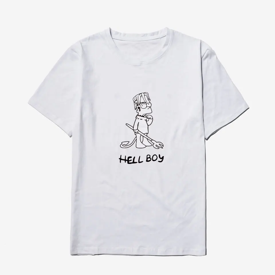 

Brand T Shirt Men New Fashion Lil Peep Letter Printed Round Neck T-shirts Men's Short Sleeve Funny T Shirts