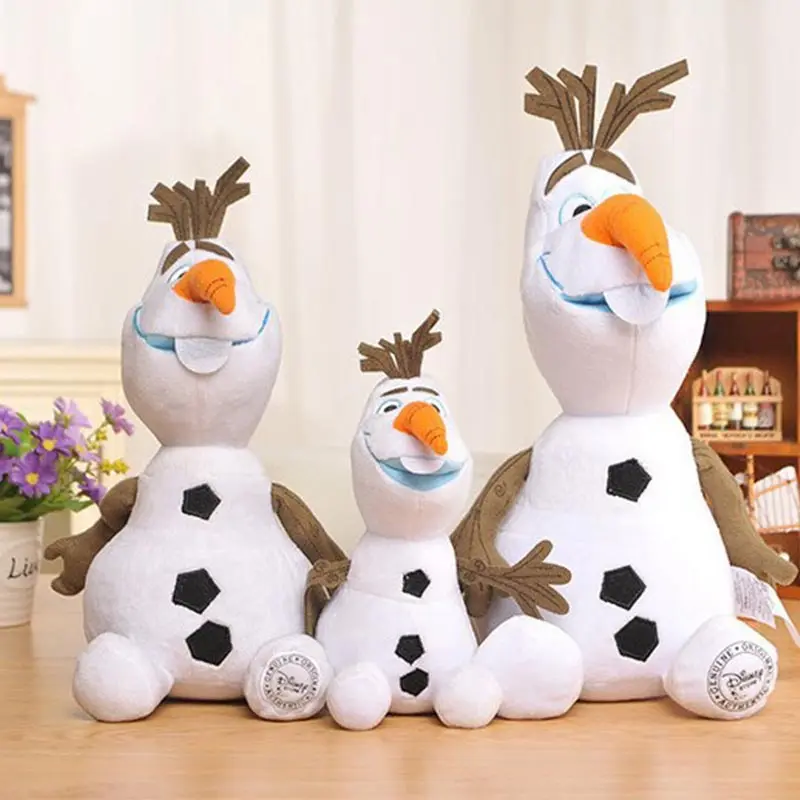 30/50 CM Disney congelé princesse Olaf en peluche Kawaii bonhomme de neige dessin animé jouets en peluche fille jouets pour enfants en peluche Juguetes