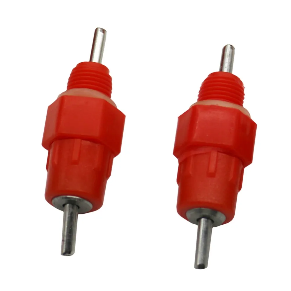 8mm linha vermelha frango mamilo bebedores aves