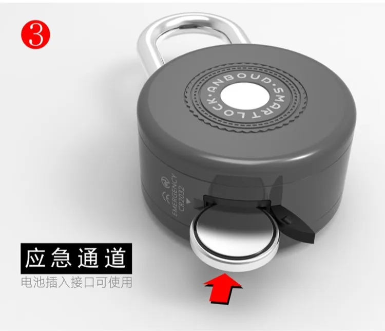 

100pcs/lot Newest Bluetooth Smart Lock Anti Theft Alarm Lock for Cycling Motorycle Door with APP Control with