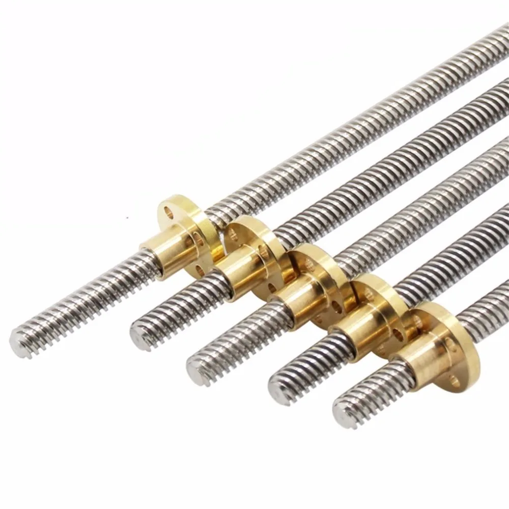 T8 الرصاص المسمار ل RepRap 3D الطابعات أجزاء رباعي المسمار النحاس المكسرات Leadscrew جزء طول 250 ملليمتر 300 ملليمتر 350 ملليمتر 400 ملليمتر 500 ملليمتر T8 الرصاص المسمار ل RepRap 3D الطابعات أجزاء رباعي المسمار النحاس المكسرات Leadscrew جزء طول 250 ملليمتر 300 ملليمتر 350 ملليمتر 400 ملليمتر 500 ملليمتر