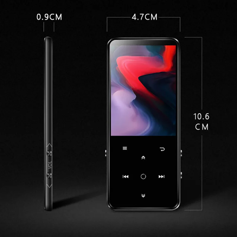 Mp4 плеер с сенсорным экраном Bluetooth 4 2 FM радио записью воспроизведением видео в