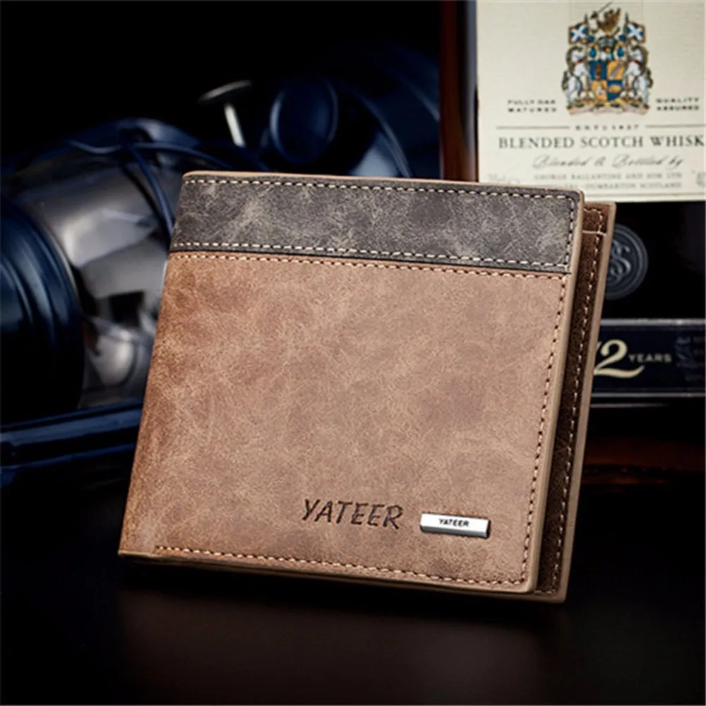 New 2018 Men Wallets Famous Brand Mens Wallet Male Money Purses with Simple Wallets New Design ...