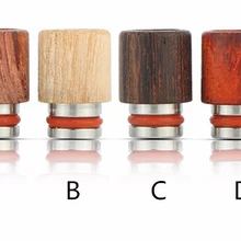 Парусная электронная сигарета 510 деревянные капельные наконечники из нержавеющей стали ручной работы из натурального дерева 510 атомайзер 10 шт