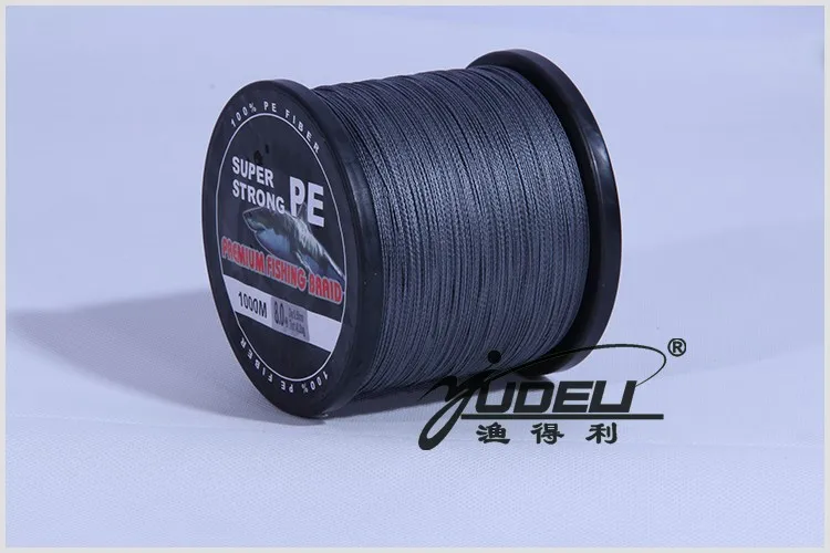 TRESSE де Пече hilo PESCA trenzado 1000 м 4 нити сверхсильных копье Рыбалка Multifilament Линия PE плетеный Рыбалка линии