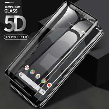 Перейти на Алиэкспресс и купить 5D Защита экрана для Google Pixel 4 3 XL Олеофобная пленка из закаленного стекла для Google 3 XL 3A xl изогнутое защитное стекло