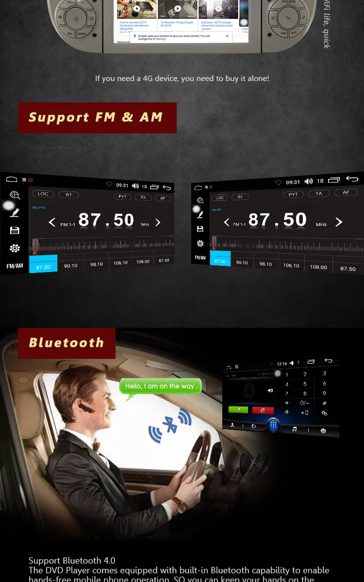 Best TOPBSNA Android 8.0 Car DVD Player For Fiat 500 Abarth 2007 2008 2009-2015 GPS 1 Din Car Radio Multimedia WIFI Stereo Headunit 5