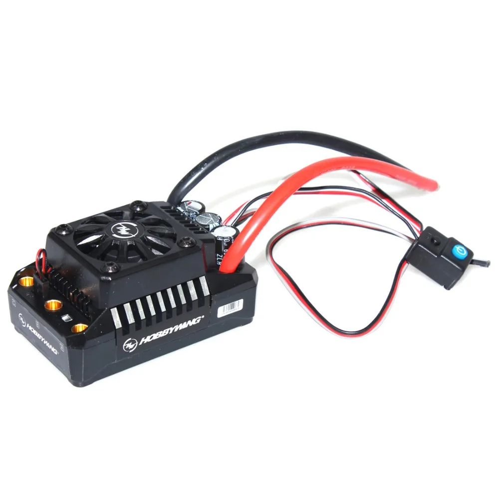 

Hobbywing EzRun Max6- / Max5 V3 160A / 200A Speed Controller Waterproof Brushless ESC for 1/6 1/5 RC Car F17810/11
