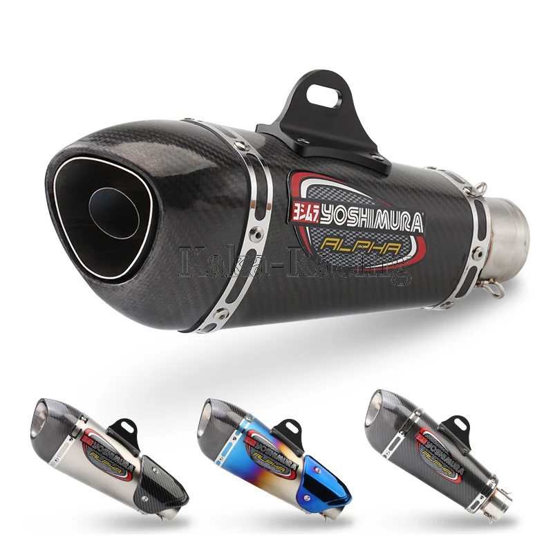 

ID: 51MM Universal Motorcycle Exhaust Pipe Yoshimura exhaust muffler escape moto Scooter For MT07 MZ900 GSXR750 CBR500 CBR1000