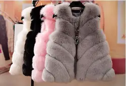 Новое поступление Зимний мягкий меховой жилет пальто женский модный легкий мех верхняя одежда высокого качества s-xxl плюс размер