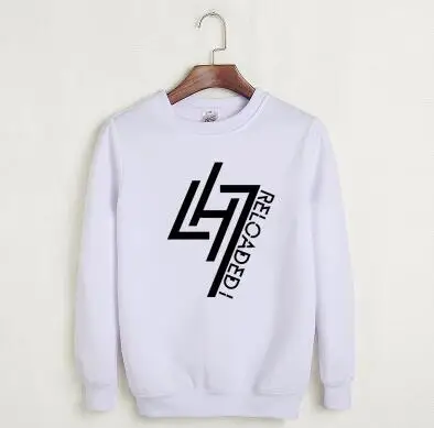 Новое поступление толстовка exo luhan с перезагруженным логотипом и круглым вырезом