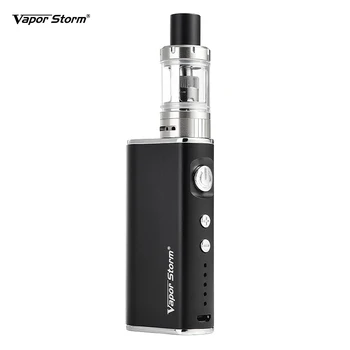 

Original Vapor storm mini50w box mod kit electronic cigarette 2200mah bulit-in battery 2ml Atomizer vaporizer vape pen