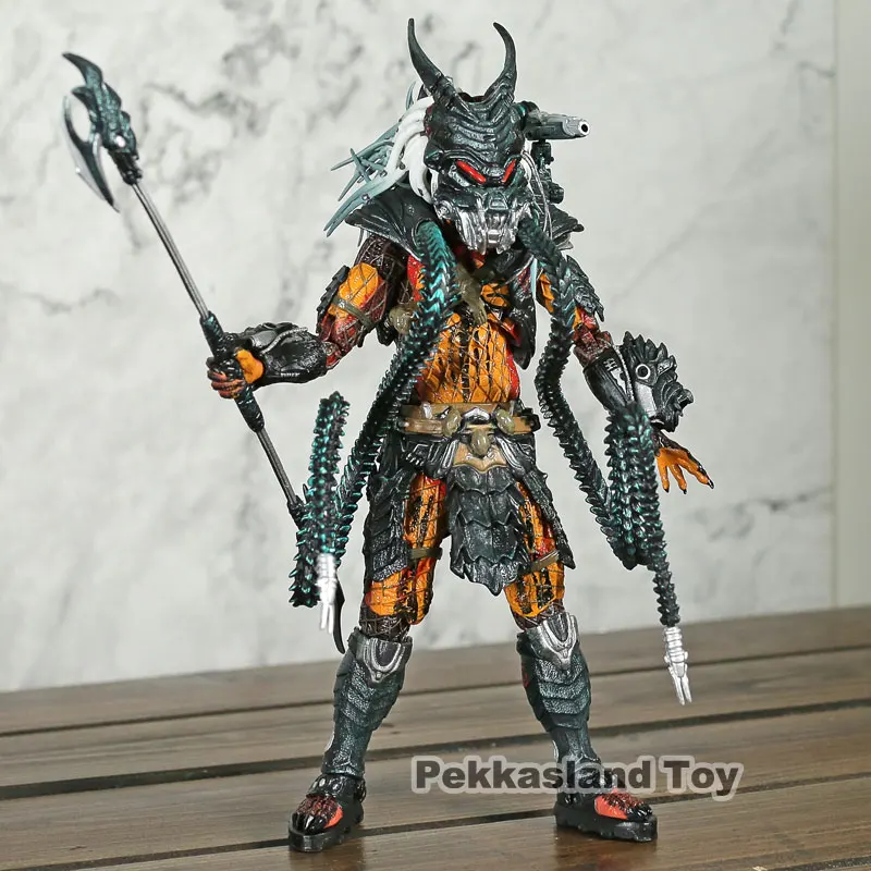 NECA Predator Scale Deluxe Clan Leader фигурка игрушки куклы Brinquedos figuals украшения коллекционные модели подарок