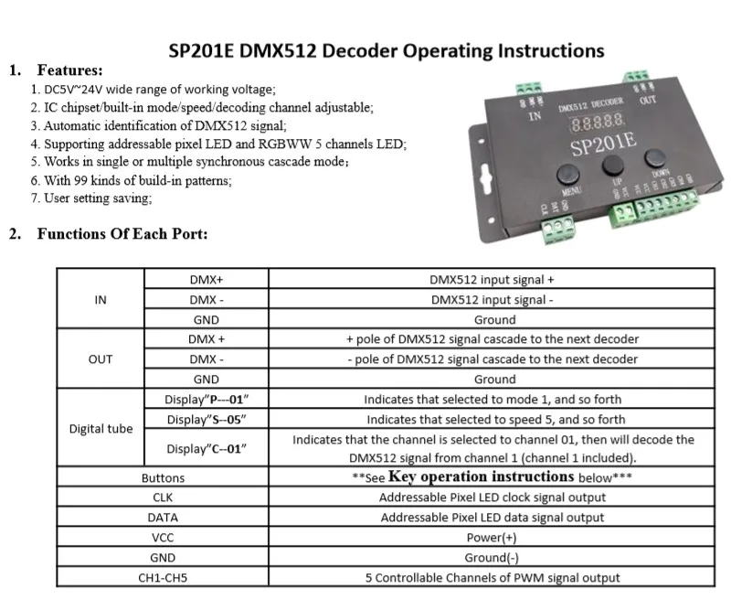 1X DMX512 SPI декодер управления много цветов мечты IC APA102/APA104/WS2801/UCS1903/WS2811/TM1804/TM1809/LPD6803/LPD8806/UCS9812