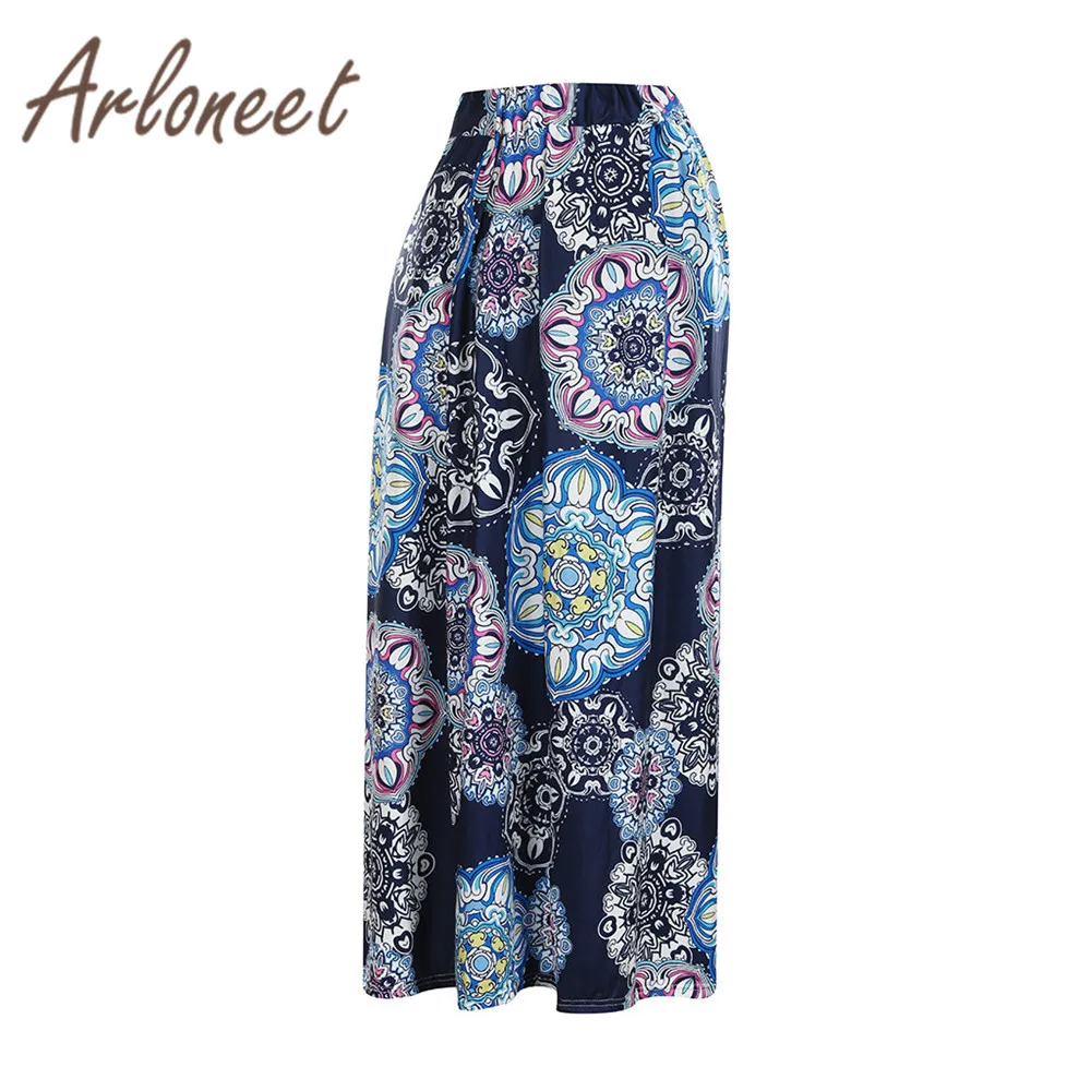 Одежда arloneet, сексуальные женские юбки для беременных, повседневная юбка с цветочным принтом, большие размеры, летние женские юбки для вечеринок, Одежда для беременных