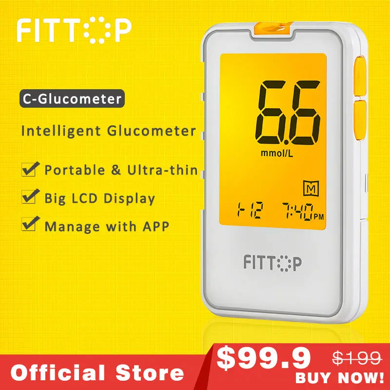 Fittop Intelligent Ultra Mini Blood Glucose Test