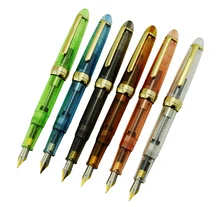 New 6 PCS Set Jinhao 992 Golden Clip Fountain Pen with Ink Converter Fine Nib 0.5mm for Writing Signature School Men & Women New 6 PCS Set Jinhao 992 Golden Clip Fountain Pen with Ink Converter Fine Nib 0.5mm for Writing Signature School Men & Women