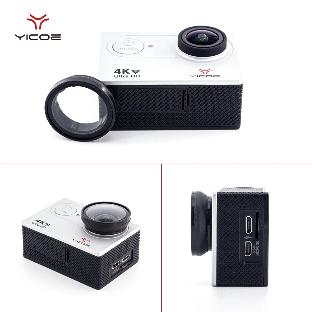 Защитный чехол для объектива с УФ фильтром SJCAM Wifi SJ4000 Eken H9 C30 аксессуары