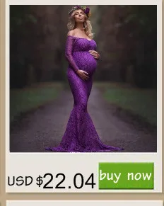 7 Colors Maternity Photography Props Fancy Long Photography  Dresses For Pregnant Women Maternity Dress For Photo Shoot PO7