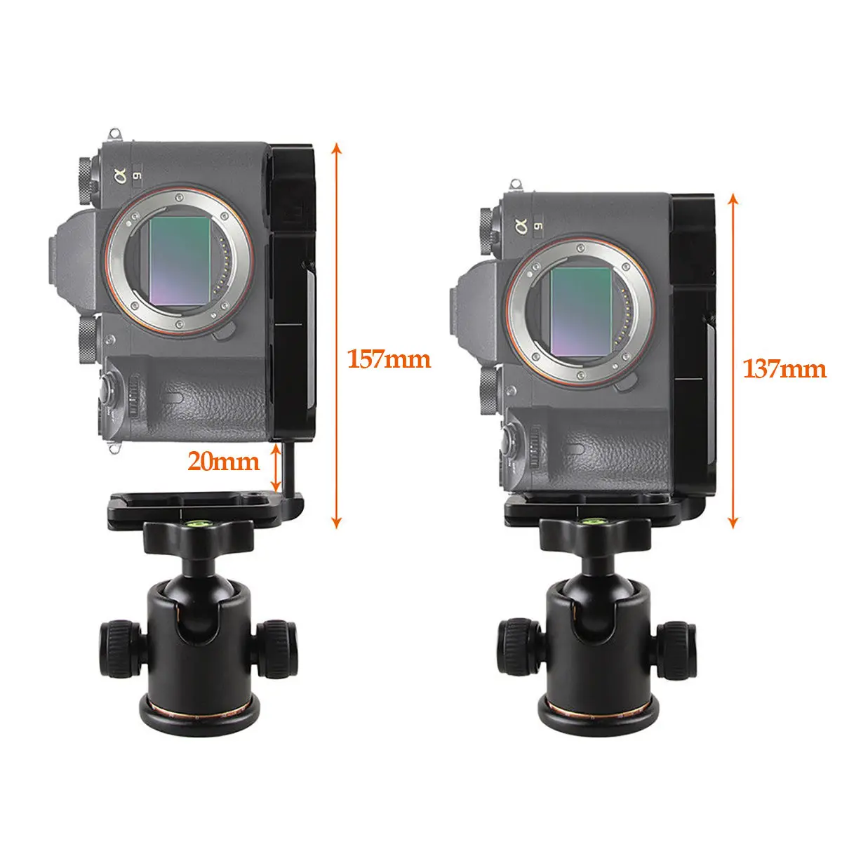 Держатель кронштейна L с рукояткой для sony A7M3 A7R3 A9 камера L форма Штатив Моноподы опорная пластина для sony