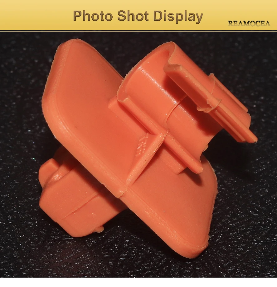 Reamocea 1U0823570A Orange Plastic Car Roomster Hood Bonnet Rod Stay Bracket Buckle Clip For Skoda Fabia Octavia MK2 2004-2013 (10)
