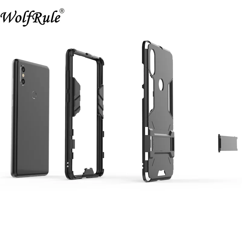 Чехол wolfrole для Xiaomi Mi Mix 2S мягкий силиконовый + жесткий пластиковый чехол с